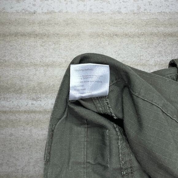 Vintage 90s Tactical Pants 36x30 Baggy Wide Leg Olive Green Cargos Double Knees - Picture 5 of 6